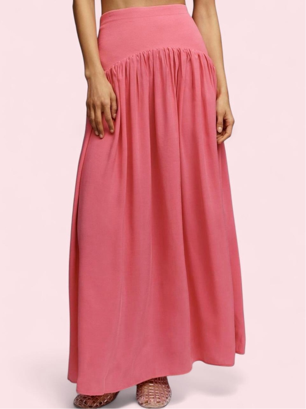 maeve by anthropologie drop waist maxi skirt